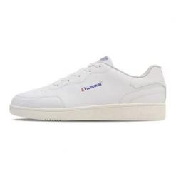 Sneakersy Hummel Match Point MP. Białe buty trekkingowe Hummel, bez wzorów, bez zapięcia. Za 211.50 zł.