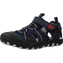 Sandały GIOSEPPO 68023G Niebieski. Niebieskie sandały Gioseppo, z tkaniny, bez zapięcia. Za 130.99 zł.