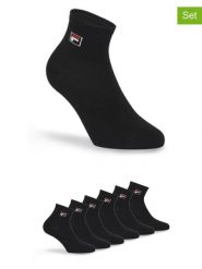 Fila Skarpety (6 par) w kolorze czarnym rozmiar: 35-38. Czarne skarpety Fila, bez wzorów. Za 53.04 zł.