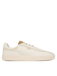 Lacoste Sneakersy Baseshot 126 51SMA0072 Kremowy. Białe buty sportowe casual LACOSTE, bez wzorów, ze skóry, bez zapięcia. Za 506.99 zł.