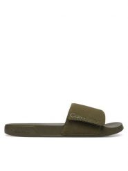 Calvin Klein Klapki Ess Slide Adj Monobrand Cv HM0HM02115 Czarny. Czarne klapki CALVIN KLEIN, z materiału. Za 189.99 zł.