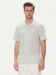 Calvin Klein Koszula K10K114197 Szary Regular Fit. Szare koszule CALVIN KLEIN, l, bez wzorów, z bawełny, bez kołnierzyka, bez ramiączek. Za 319.99 zł.