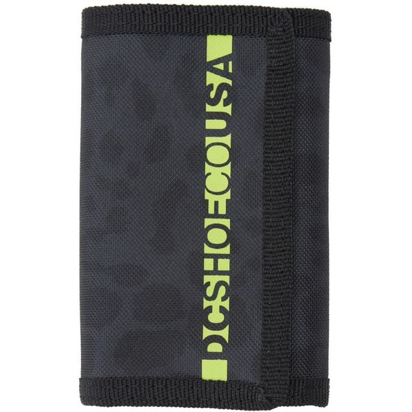 Portfel DC Shoes Ripper Tri Fold. Czarne portfele DC Shoes, bez wzorów, z poliesteru. Za 190.00 zł.