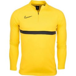 Bluza sportowa męska Nike Dri-FIT Academy. Żółte bluzy bez kaptura Nike, m, bez wzorów, bez kaptura. Za 132.12 zł.