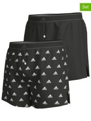 Adidas Bokserki (2 pary) w kolorze czarnym rozmiar: M. Czarne bokserki Adidas, m, bez wzorów. Za 106.13 zł.