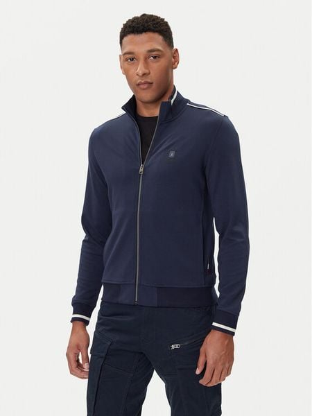 Aeronautica Militare Bluza 252FE2065UF00667 Granatowy Regular Fit. Niebieskie bluzy Aeronautica Militare, m, bez wzorów, z wiskozy, bez kaptura. Za 729.99 zł.