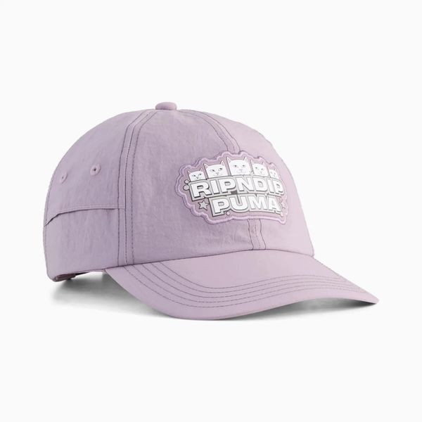 Czapka z daszkiem męska Puma X RIPNDIP 02659502. Fioletowe czapki z daszkiem Puma, bez wzorów, z poliamidu. Za 129.94 zł.