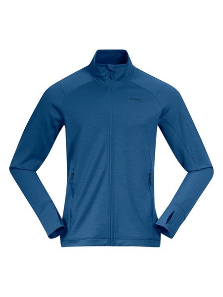 Bergans Kurtka funkcyjna "Ulstein" w kolorze niebieskim rozmiar: M. Niebieskie kurtki outdoor i hardshell Bergans, m, bez wzorów, z materiału, bez kaptura. Za 344.54 zł.