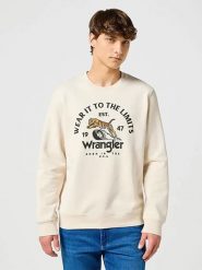 Wrangler Bluza w kolorze kremowym rozmiar: L. Brązowe bluzy Wrangler, l, bez wzorów, z bawełny, bez kaptura. Za 165.31 zł.