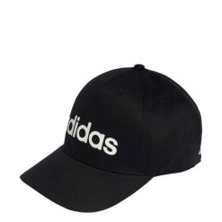 Czapka LINEAR BASEBALL CAP. Białe czapki z daszkiem Adidas, bez wzorów. Za 64.95 zł.