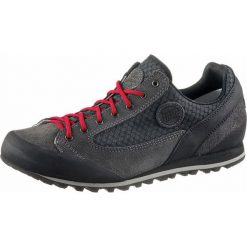 Skórzane buty trekkingowe w kolorze granatowym. Buty trekkingowe marki Lowa, Hanwag, Merrell & Co. W wyprzedaży za 351.95 zł.