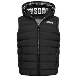 Kurtka bez rękawów z kapturem Lonsdale Lydford. Białe kurtki Lonsdale, m, bez wzorów, z puchu, z kapturem. Za 456.00 zł.