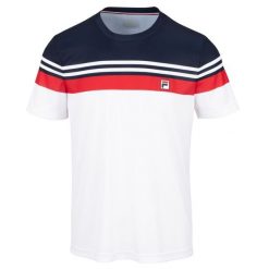 Koszulka sportowa męska Fila Malte. T-shirty sportowe Fila, bez wzorów, z bawełny, bez ramiączek, tenisowe. Za 354.00 zł.