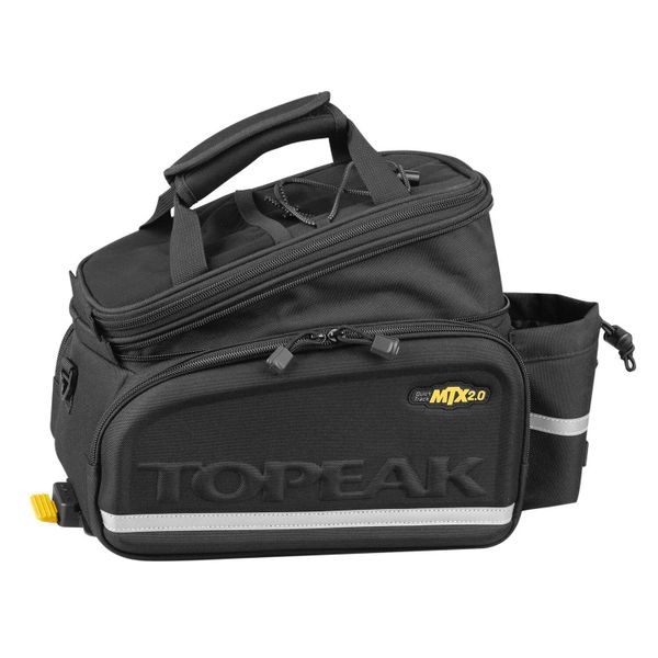 Tylna torba rowerowa Topeak MTX DX - MTX 2.0. Czarne torby na ramię Topeak, bez wzorów, z materiału, na ramię, bez dodatków. Za 319.99 zł.