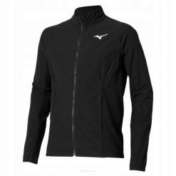 Bluza sportowa Mizuno Frontier Shadow Jacket. Czarne bluzy bez kaptura Mizuno, bez wzorów, bez kaptura. Za 389.00 zł.