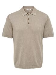 ONLY & SONS Koszulka polo "Onsgarson" w kolorze beżowym rozmiar: XXL. Brązowe koszulki polo Only & Sons, xxl, bez wzorów, bez kołnierzyka, bez ramiączek. Za 78.66 zł.