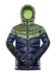 Alpine Pro Kurtka pikowana "Rog" w kolorze granatowo-zielonym rozmiar: S. Niebieskie kurtki Alpine Pro, s, bez wzorów, bez kaptura. Za 222.94 zł.