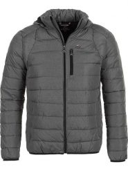 Peak Mountain Kurtka pikowana "Cenzo" w kolorze szarym rozmiar: XL. Szare kurtki Peak Mountain, xl, bez wzorów, bez kaptura. Za 288.52 zł.