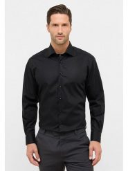 Eterna Koszula - Modern fit - w kolorze czarnym rozmiar: 41. Czarne koszule Eterna, bez wzorów, z bawełny, bez kołnierzyka, bez ramiączek. Za 113.99 zł.