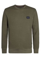Petrol Bluza w kolorze khaki rozmiar: 3XL. Brązowe bluzy Petrol, xl, bez wzorów, bez kaptura. Za 118.01 zł.
