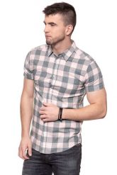 KOSZULA MĘSKA KRÓTKI RĘKAW WRANGLER SS 1PKT SHIRT ROSE SHADOW W5881OYS8 112129603. Czerwone koszule Wrangler, m, bez wzorów, z bawełny, bez kołnierzyka, bez ramiączek. Za 119.99 zł.
