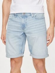 Guess Szorty jeansowe Sonny M4GD01 D5AZ2 Niebieski Slim Fit. Niebieskie szorty Guess, m, z aplikacjami, z bawełny. Za 429.99 zł.
