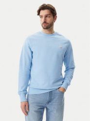 Calvin Klein Jeans Bluza J30J327530 Błękitny Regular Fit. Niebieskie bluzy Calvin Klein Jeans, m, bez wzorów, z bawełny, bez kaptura. Za 229.99 zł.