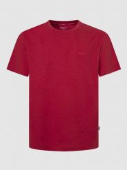 Pepe Jeans Koszulka "Connor" w kolorze czerwonym rozmiar: XXL. Czerwone bezrękawniki Pepe Jeans, xxl, bez wzorów, z bawełny, bez kołnierzyka, bez ramiączek. Za 74.46 zł.