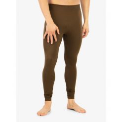Legginsy termoaktywne męskie Brubeck Ranger Thermo. Zielone bielizna termoaktywna Brubeck, m, bez wzorów. Za 156.99 zł.