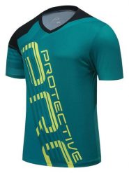 Protective Koszulka kolarska "Empire" w kolorze morskim rozmiar: 5XL. Niebieskie t-shirty sportowe Protective, bez wzorów, z materiału, bez ramiączek, rowerowe. Za 90.45 zł.