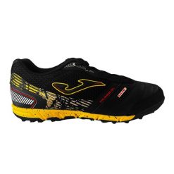 Męskie Skórzane Buty Piłkarskie Mundial. Czarne buty turystyczne Joma, bez wzorów, z materiału, bez zapięcia, do piłki nożnej. Za 307.99 zł.