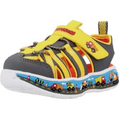 Sandały SKECHERS PLAY SCENE SPLASH Żółty. Żółte sandały Skechers, z materiału, bez zapięcia. Za 196.99 zł.