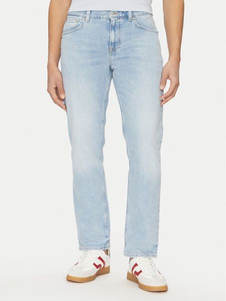 Tommy Hilfiger Jeansy Denton MW0MW38813 Niebieski jasny Straight Fit. Niebieskie jeansy Tommy Hilfiger, m. Za 256.99 zł.