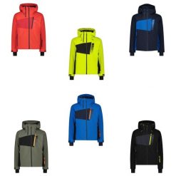 Kurtka narciarska z kapturem CMP. Czerwone kurtki narciarskie i snowboardowe CMP, m, bez wzorów, narciarskie. Za 776.50 zł.