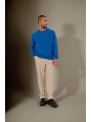 Perfect Cashmere Kaszmirowy sweter "Blake" w kolorze niebieskim rozmiar: XXL. Niebieskie swetry nierozpinane Perfect Cashmere, xxl, bez wzorów, z kaszmiru, bez kołnierzyka, bez ramiączek. Za 413.99 zł.