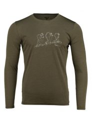 Traunstein Sport Koszulka funkcyjna "Skitour" w kolorze khaki rozmiar: L. Brązowe t-shirty sportowe Traunstein Sport, bez wzorów, z wełny, bez ramiączek, outdoorowe. Za 173.99 zł.