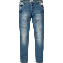 Dżinsy ze stretchem Slim Fit Straight bonprix niebieski "used". Jeansy marki Under Armour. Za 89.99 zł.
