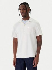 Tommy Jeans Koszula DM0DM23058 Écru Regular Fit. Koszule Tommy Jeans, m, bez wzorów, z jeansu, bez kołnierzyka, bez ramiączek. Za 329.99 zł.