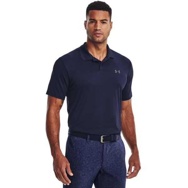 Koszulka polo męska Under Armour Matchplay Polo. Niebieskie koszulki polo Under Armour, m, bez wzorów, bez kołnierzyka, bez ramiączek. Za 189.99 zł.