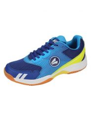 Jako Buty sportowe "Ace" w kolorze niebieskim rozmiar: 42. Niebieskie buty treningowe JAKO, bez wzorów, z materiału. Za 126.99 zł.