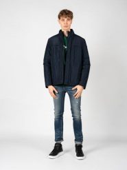 Geox Kurtka "Vincit" | M2620U T2952 | Mężczyzna | Granatowy. Niebieskie kurtki Geox, m, bez wzorów, z poliesteru. W wyprzedaży za 459.00 zł.