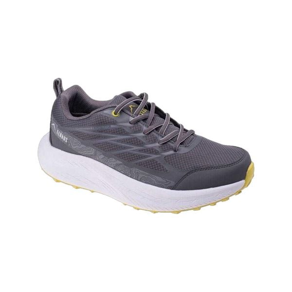 Męskie Buty Turystyczne Lofel Low. Szare buty turystyczne ELBRUS, bez wzorów, z gumy, bez zapięcia, trekkingowe. Za 376.73 zł.