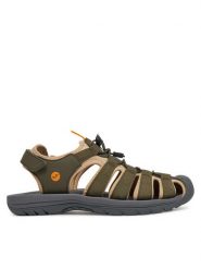 Joma Sandały S.Gea 2523 SGEAS2523V Khaki. Brązowe sandały Joma, z materiału, bez zapięcia. Za 109.99 zł.