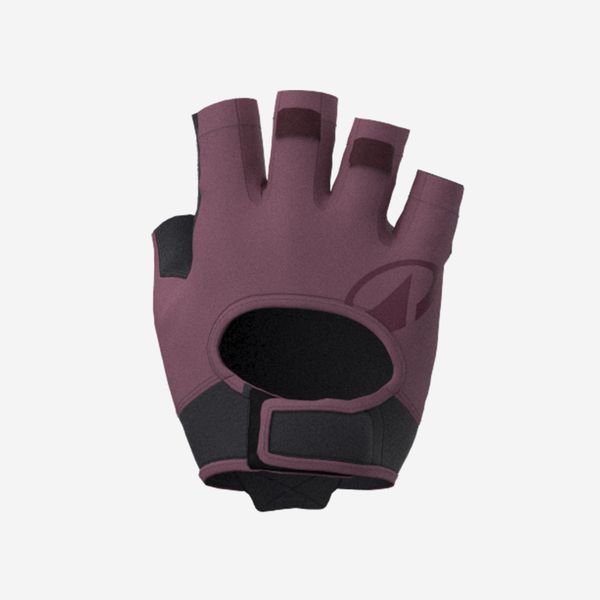 Rękawiczki fitness Domyos. Czarne rękawiczki CORENGTH, bez wzorów, ze skóry. Za 47.98 zł.