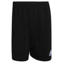 Entrada 22 Training Shorts. Czarne szorty Adidas, bez wzorów, z materiału, sportowe. Za 97.95 zł.