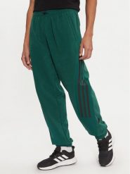 Adidas Spodnie dresowe Future Icons 3-Stripes Polar IW6089 Zielony Regular Fit. Zielone bluzy z polaru Adidas, m, bez wzorów, z dresówki, bez kaptura. Za 299.99 zł.