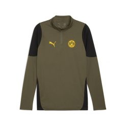 Męska bluza treningowa Borussia Dortmund z zamkiem 1/4 PUMA. Czarne bluzy bez kaptura Puma, l, bez wzorów, bez kaptura. Za 319.00 zł.
