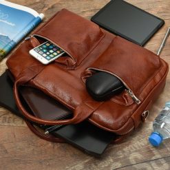 Beltimore torba męska skórzana Duża brązowa laptop J15. Brązowe torby na laptopa . Za 419.90 zł.