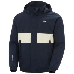 Kurtka wodoodporna Helly Hansen Smoegen. Niebieskie kurtki Helly Hansen, l, bez wzorów, z materiału, bez kaptura. Za 706.00 zł.