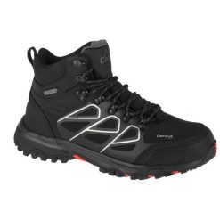 Buty trekkingowe męskie, Campus Kamet. Czarne buty trekkingowe Campus, bez wzorów, z materiału, bez zapięcia. Za 279.99 zł.